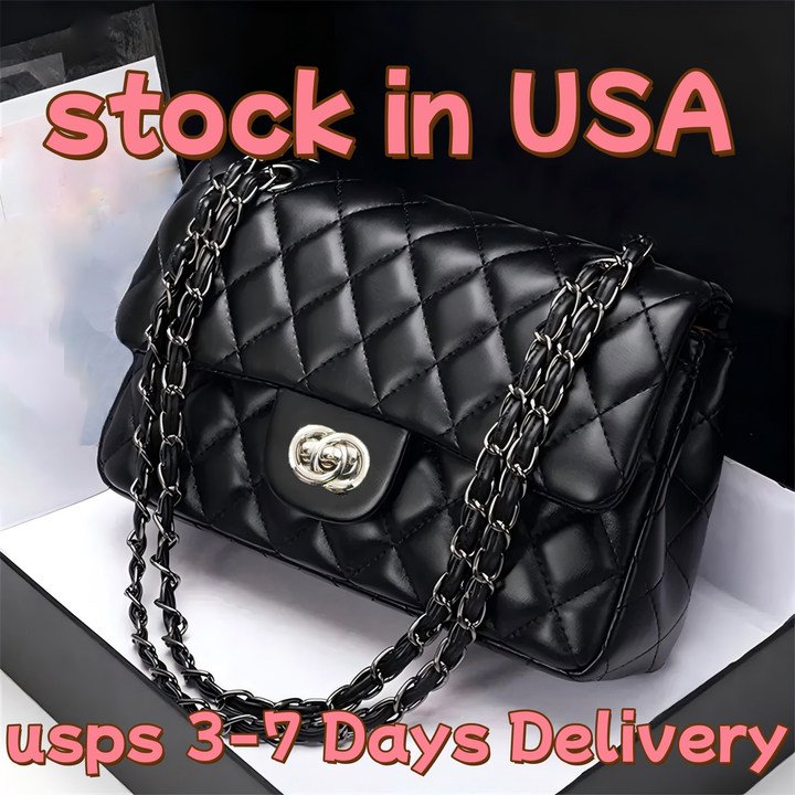 Designer Handbag Shoulder Chain Bag Clutch Flap Totes Bags Wallet Check Velour Thread Purse Double Letters Solid Hasp Waist Square Stripes Women Handbags
