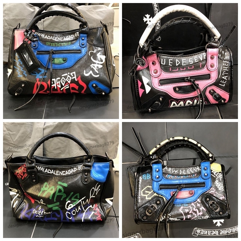 Alien Graffiti Art Fashion Tote Bag Designer Women Bag Underarm Tote Bags Attaches Crossbody Beach Totes Shoulders Purse Genuine Handbags