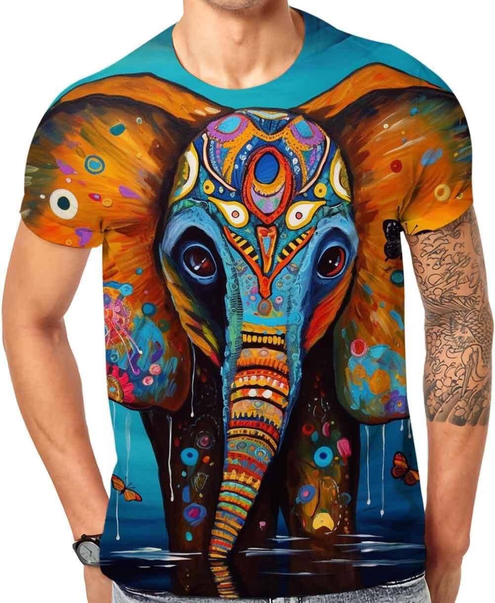 Mens T shirt 3D Printed Graphic Short Sleeve T-Shirts for Men tee Casual tops summer clothes Fashion patterns