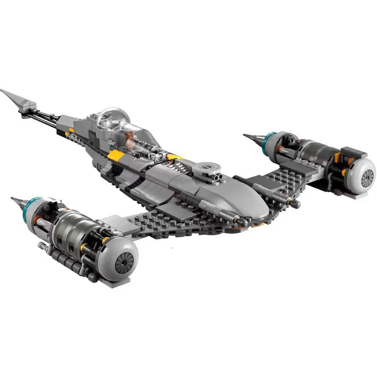 MOC 73525 Space Fighter Building Block N-1 Starhunt Fr The Naboo Battle Airplane Assemble Figure Toys B Kids Birthday Gift Y250226