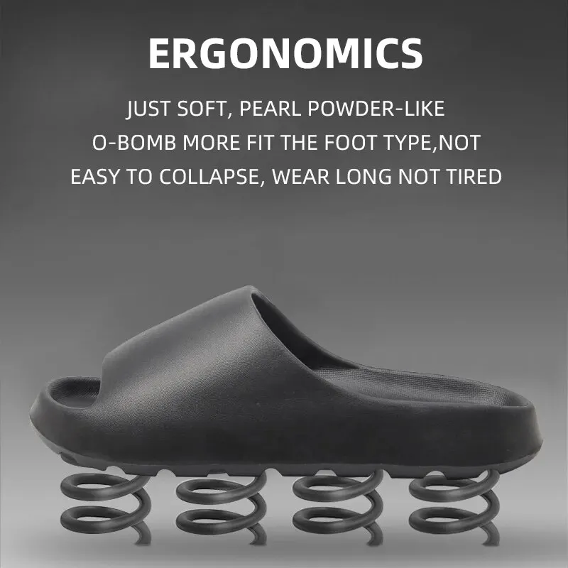 Soft Slippers Feel Like Stepping On New Shit Thick Soled Summer New Non Slip Wearing Sandals Hot Relaxation Breathable Lightweight House