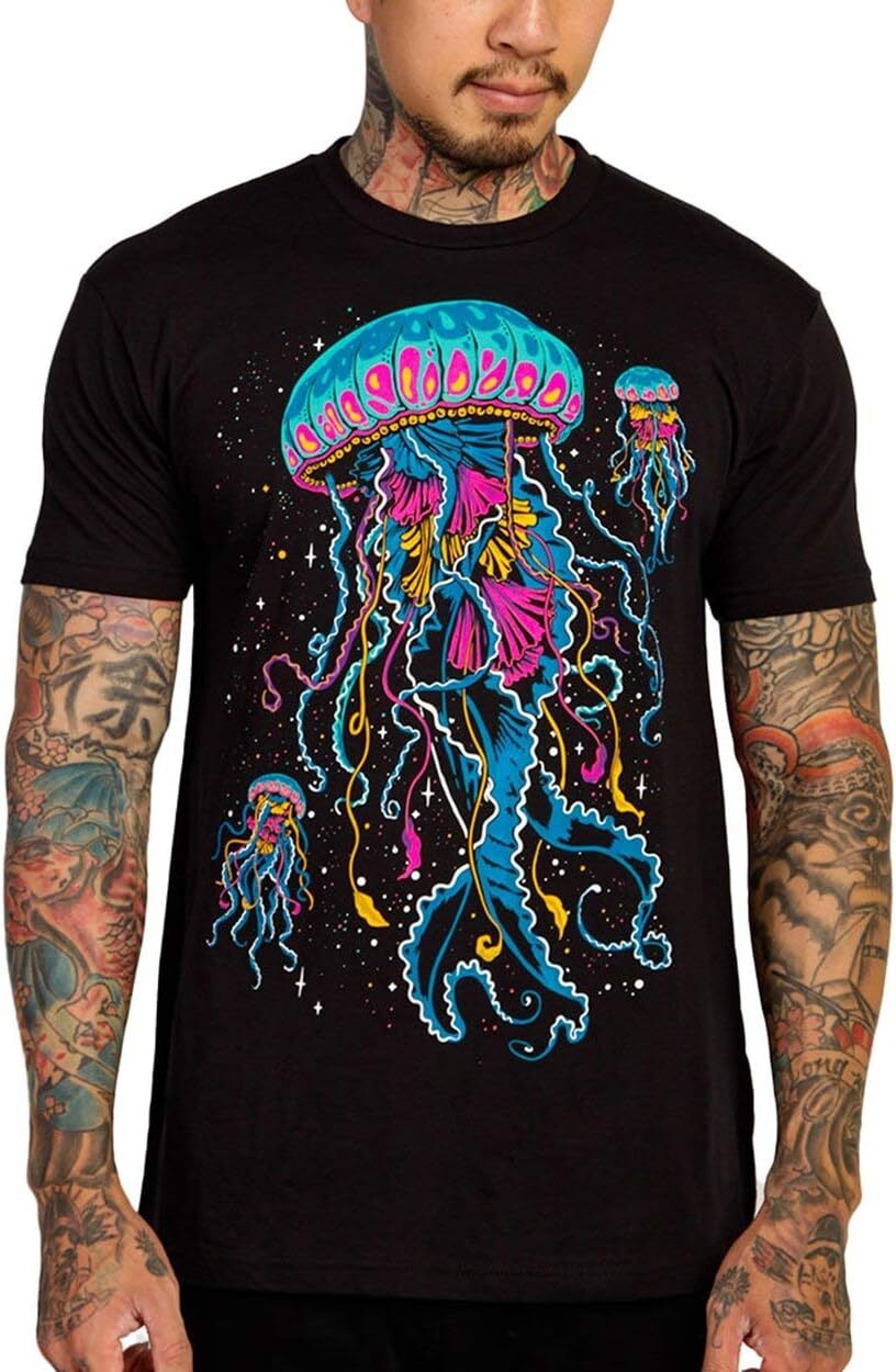 Mens T shirt Men's Graphic Tees Cool Lightweight Fitted Printed Design T-Shirts Nature tee Casual tops summer clothes