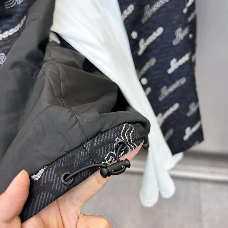 Spring New Fashion Men's Loose Letter Trend Lapel Jacket