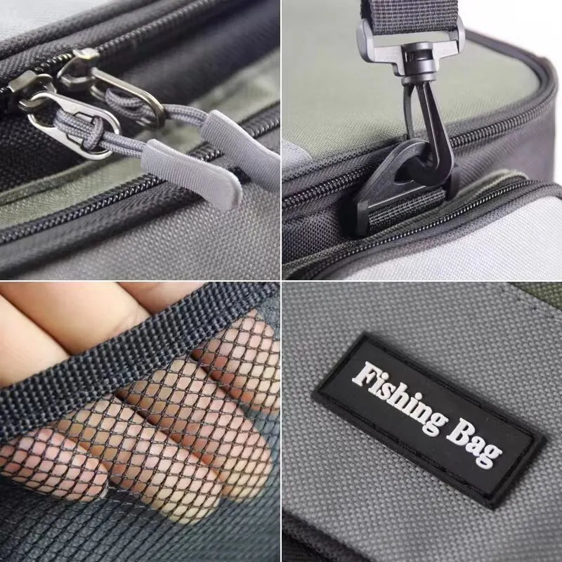 Multi-Functional Luya Fishing BagOxford Cloth Is Waterproof And Wear-ResistantFishing Crossbody Bag Fishing Gear Fanny Pack 250226