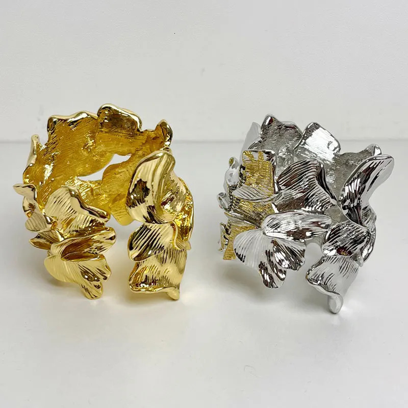 Draweye Flowers Bracelet for Women Hiphop Punk Style Vintage Ins Fashion Jewelry Bangles Exaggerated Pulseras Mujer 250225