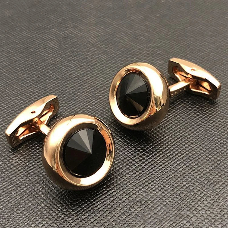 FLEXFIL shirt cufflinks for men cuff buttons cuff links High Quality crystal wedding abotoaduras Jewelry 250220