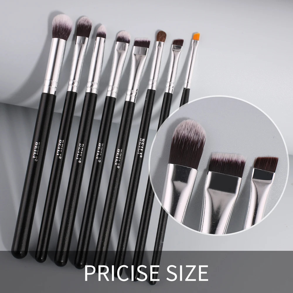 beili Black Makeup Brush 10 19Pcs Natural Synthetic Hair Eyeshadow Blend Eyeliner Makeup Brush Set 250305