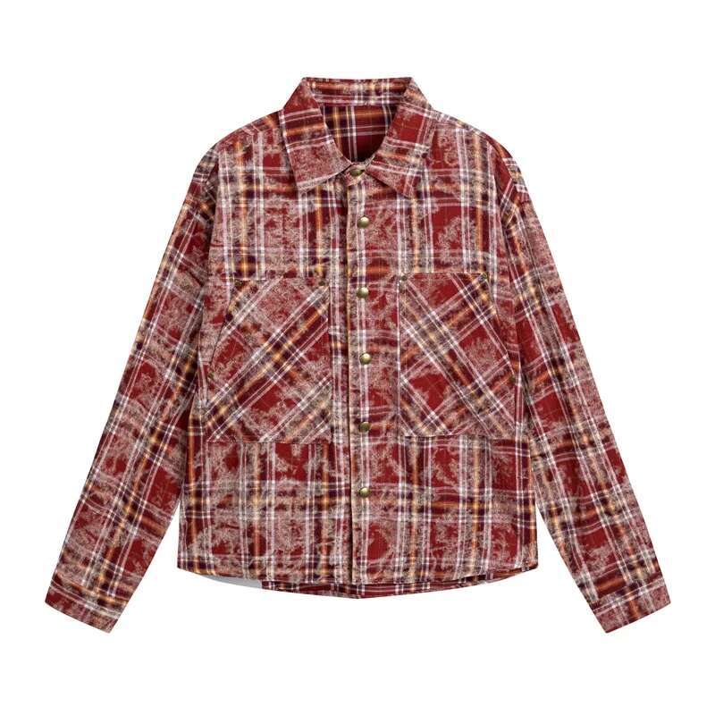 Women's Plaid Shirt Long Sleeve Fashion Blouses Old Money Style Clothing Clearance Sale Plus Size Youthful Women Clothes