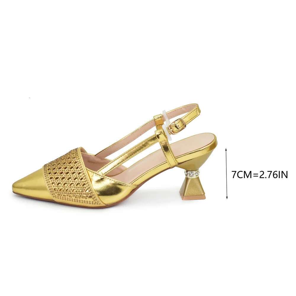 New Arrival Purse Matching Sets Decorated With Rhie Africa Shoe And Bags Set For Party Wedding Shoes Bride
