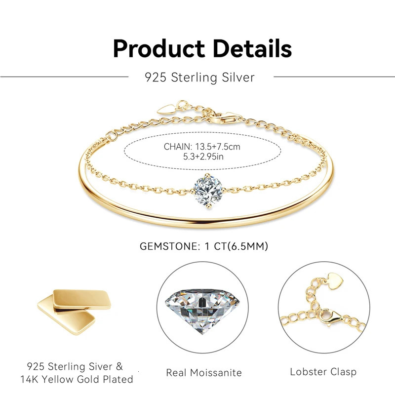 Lny 6.5mm Womens Bracelet 925 Pure Silver Double Chain Adjustable Cuff Bracelet Pulsera Bracelet Jewelry 250220