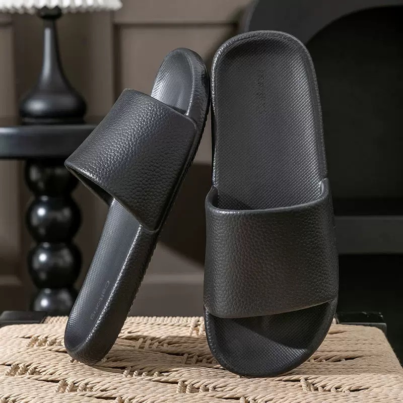 Trendy Style Genuine Leather Women's Slides Made from Genuine Leather Hollow out Slippers sold with box packaging