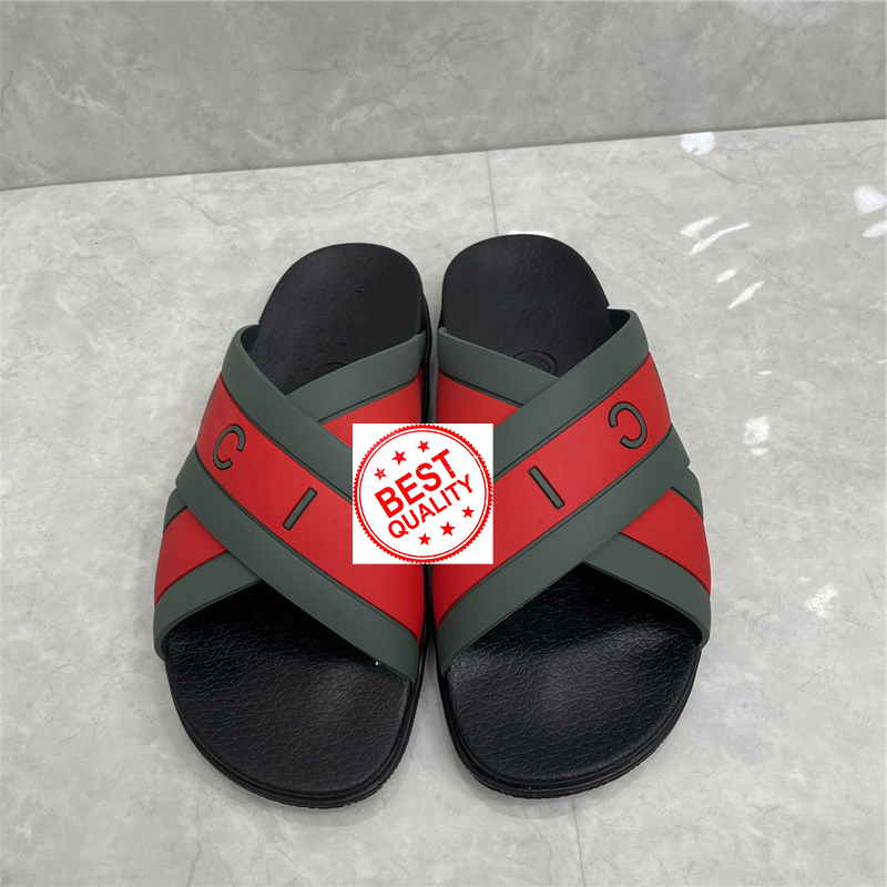 2025 NEW TOP Quality Designers Sandals Men Women Flip Flops flat Bottoms Beach Shoes Loafers Fashion Classic Floral Brocade Slides Flats Rubber shoes