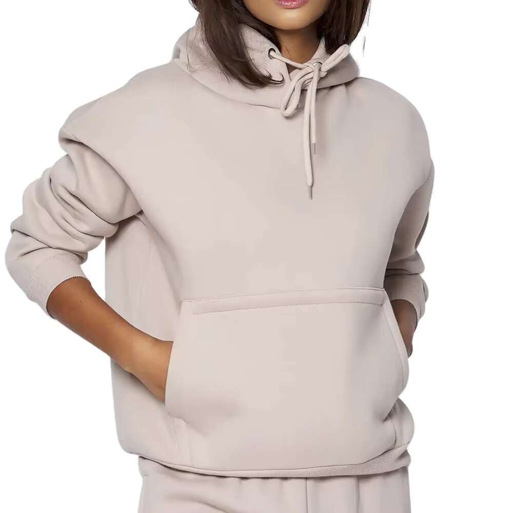 Custom Women Cotton Fleece Casual Solid Knitted Hoodies For Woman Pullover Breathable Printed Street Wear From Pakistan