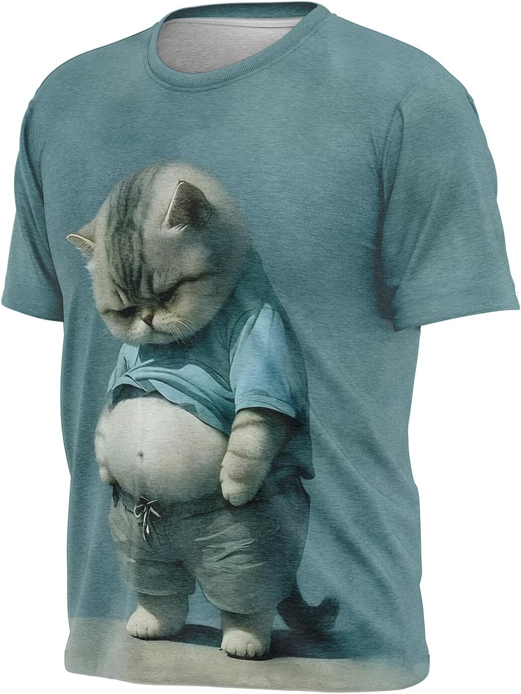 Mens T shirt Men's T-Shirts Crew T Shirt Regular Animals T Shirts for Men Short Sleeve Tee Polyester Personalized Summer Mens Tshirts tee Casual 
