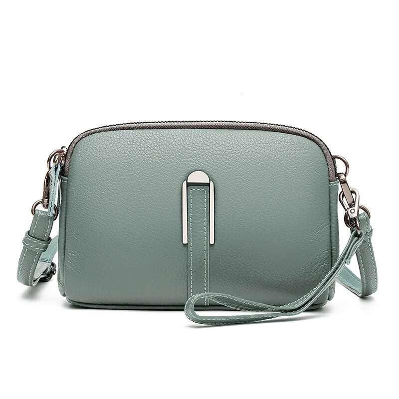 New Leather Women's Fashionable Shoulder Bag Rectangular Small Diagonal Shoulder Bag Designer Handbag Multifunctional Women's Crossbody Bag