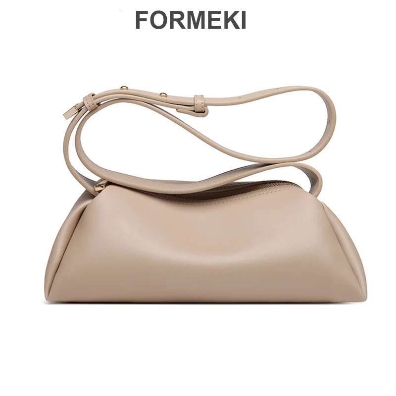 Formeki Women's Ins Fashion Shoulder For Women Solid Color Pillow Ladies Female Bag