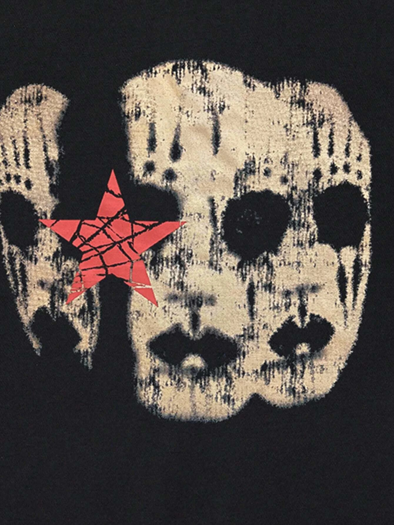 horror Gothic Y2k Graphic Unisex Men Women Cotton T-shirt Fashion Big Size Top Short Sleeve Streetwear Classic Tee 250226