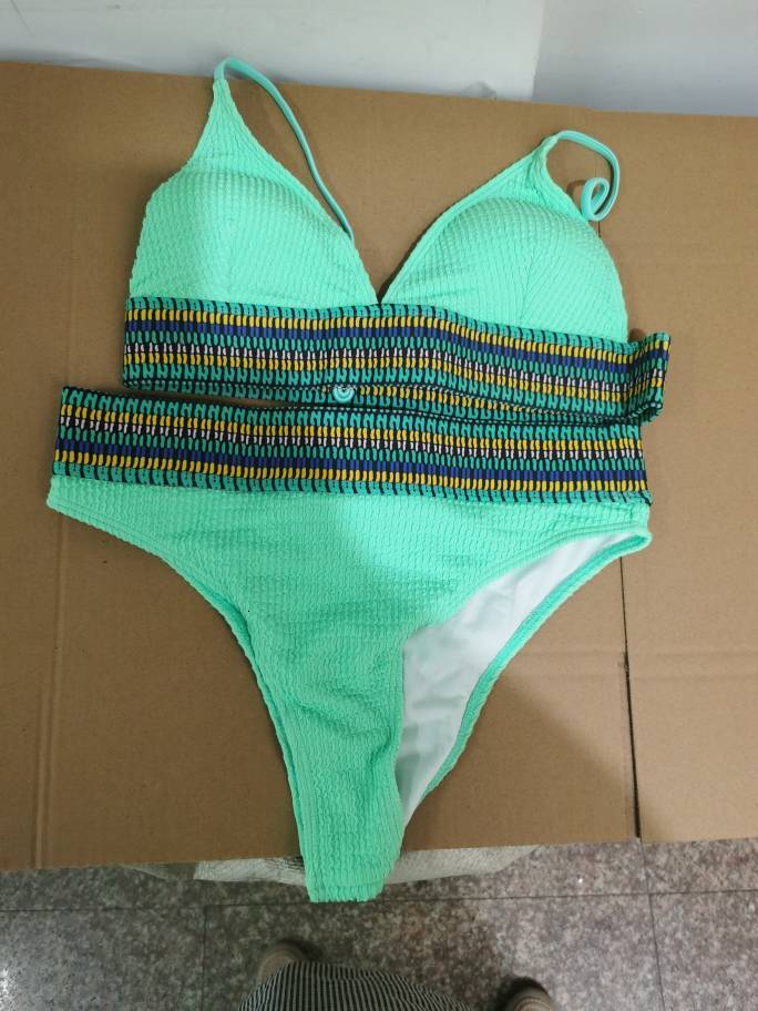 fashion Bikini Sexy Women's Strip Pit Fabric High End Women Swimsuit