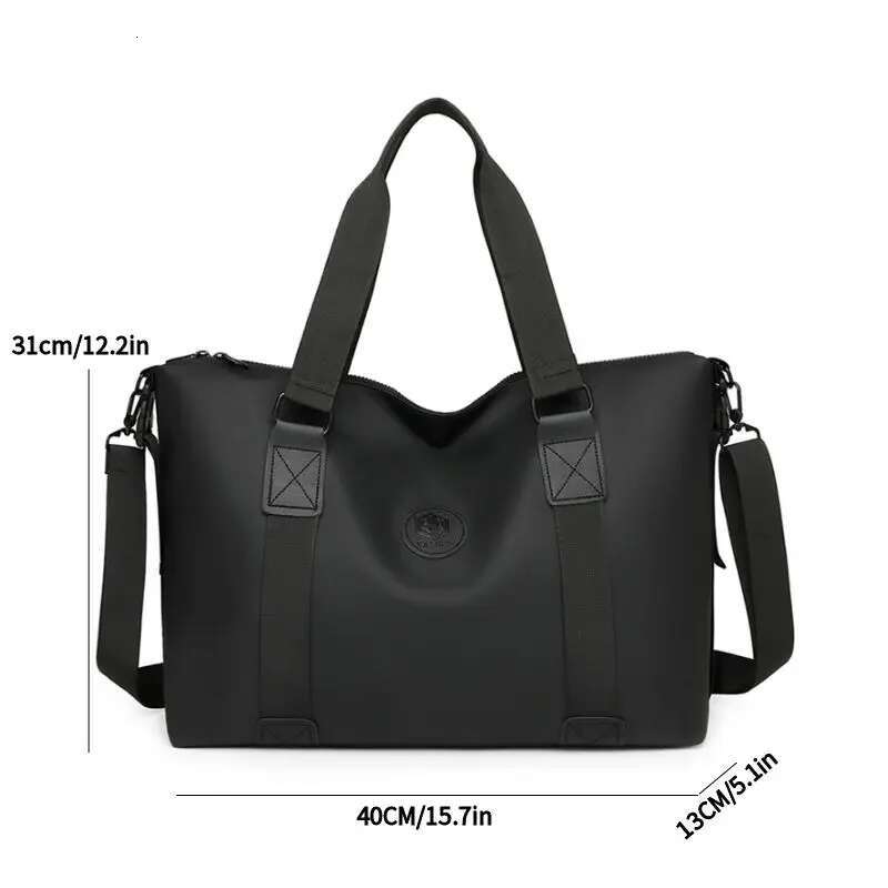 Unisex Large Capacity Travel Bag Waterproof Shoulder Handbag For Camping Gym Sports Lage Storage Men And Women Carryall