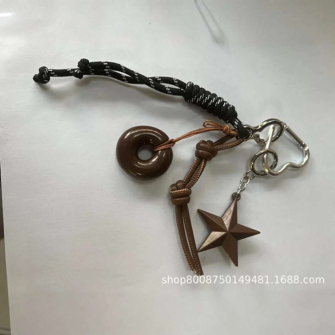 2024 New Winter Ins Same Alkali Water Bread Pendant Miu Style Niche Backpack Hanging Rope Bag Accessories