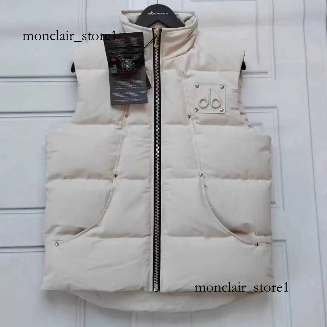 aaaa 2025 Moose New Canadian moose Vest For Couples Knuckle Veste Warm And Thick Cotton Vest Knuckle Gilet Coat Women Puffer Doudoune Jacket knuckle coat caf d5d