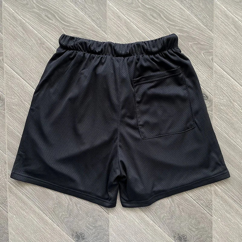 Men Women Mesh Drawstring Breeches Billionaire BLACKOUT BILL NET Shorts 250226