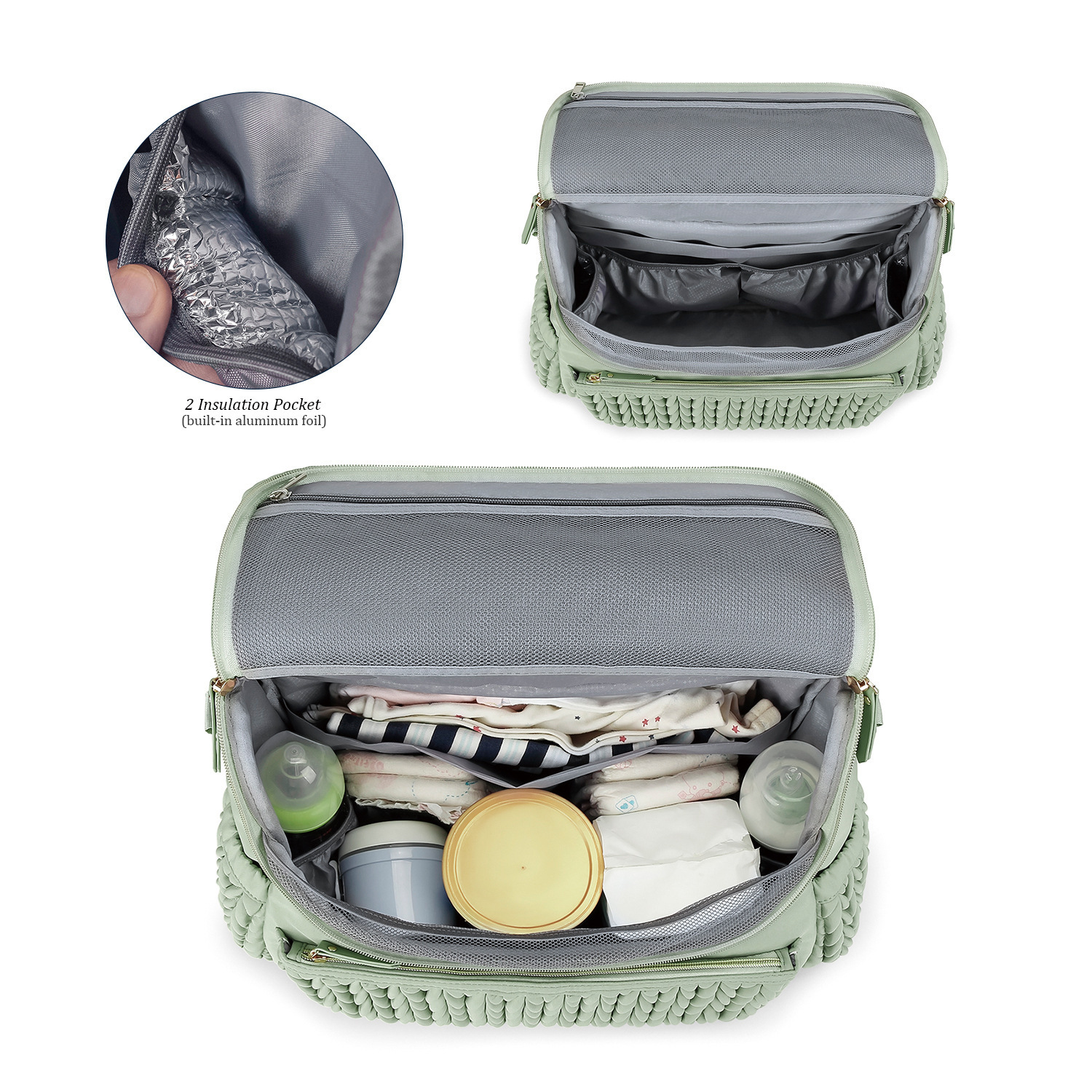Baby Diaper Bag Pregnant Womens Hospital born Nurse Bag Waterproof Bag Suitable for Mothers and Babies Travel Stroller Bag 241126