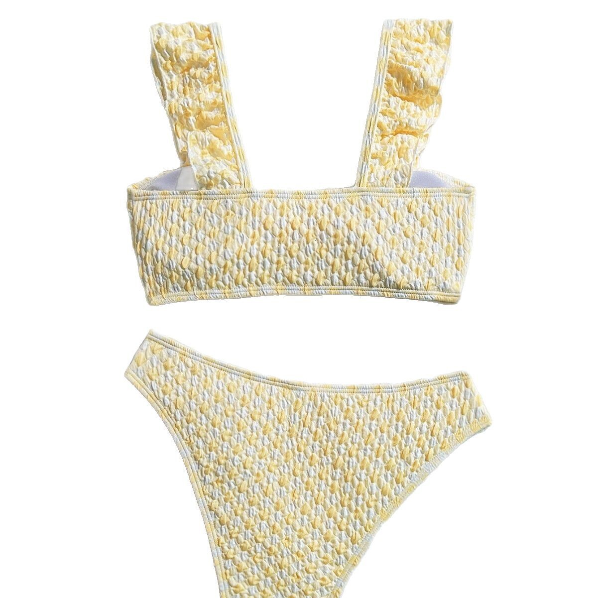 2025 New fashion swimwear Bikini Women's Ruffle Ins Style High end Sensation Hot Spring Swimsuit