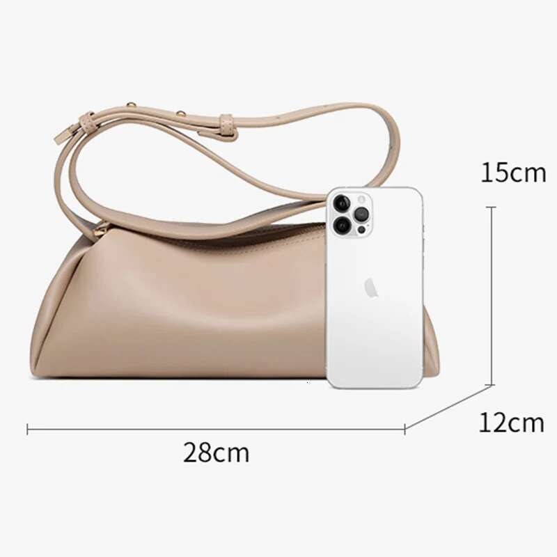 Formeki Women's Ins Fashion Shoulder For Women Solid Color Pillow Ladies Female Bag