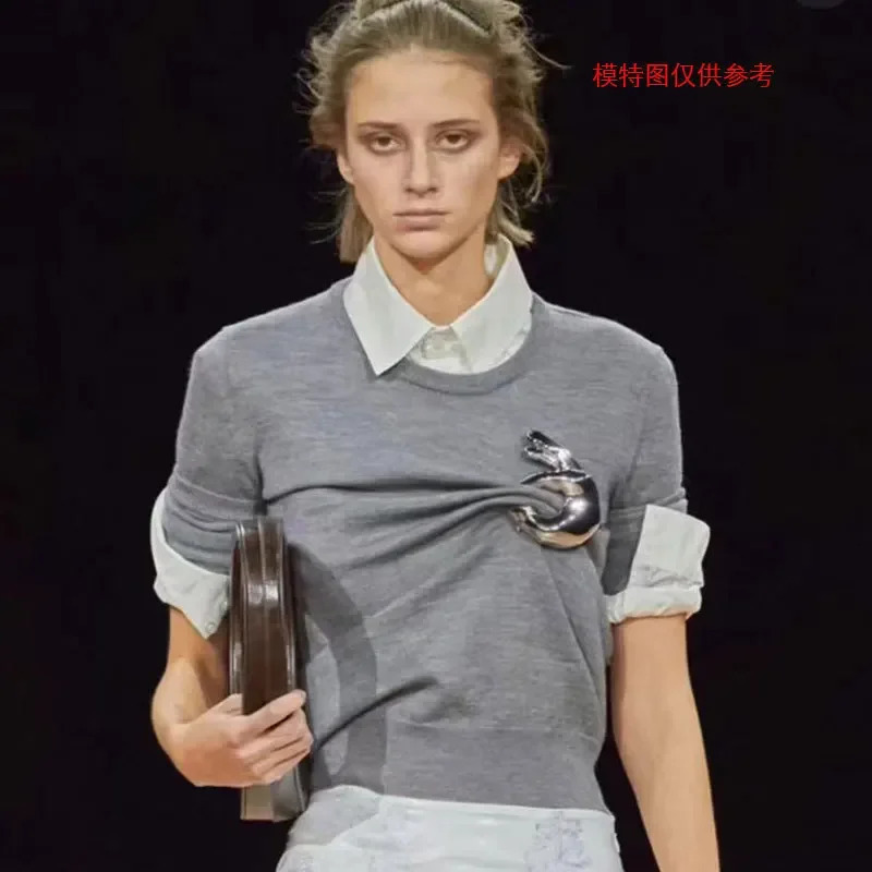 FFALCELL Niche High-end Metal OK Gesture Brooch Exquisite Fashion All-match Brooch Clothing Accessories 250225