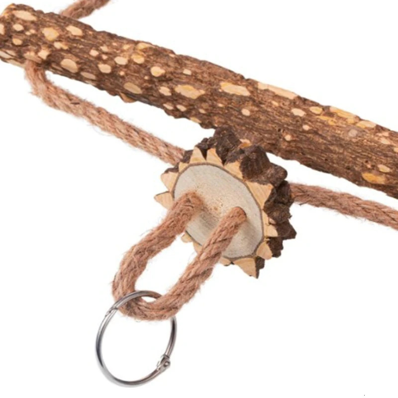 Large Bird Chicken Swing Toy Parrot Macaw Hens Wood Stand Perch Bird Cage Training Stand Holder Chew Toy For Hens Medium Birds 250226