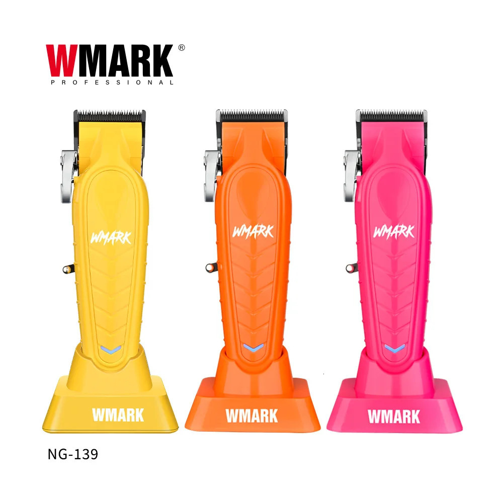 WMARK hair clipper NG-139NG-339 oil head electric clippers selling charging base hair salon special 250226