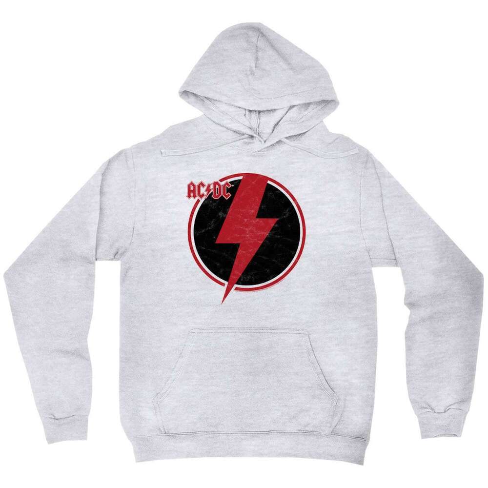 80s classic high street punk ACDC rock band autumn and winter new men's loose hooded sweatshirt