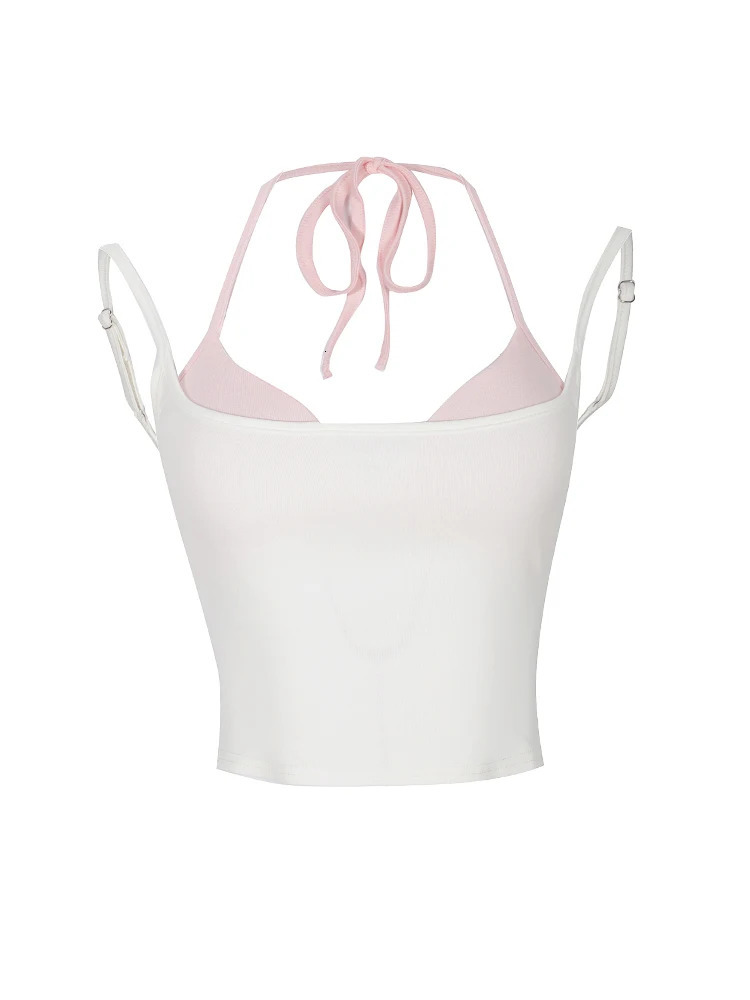 Harajuku 2000s Summer 2 Piece Set Sexy Y2y Crop Tops Cute Sweet Spicy Slim Camis Woman Casual Korean Fashion Tees Set 250225