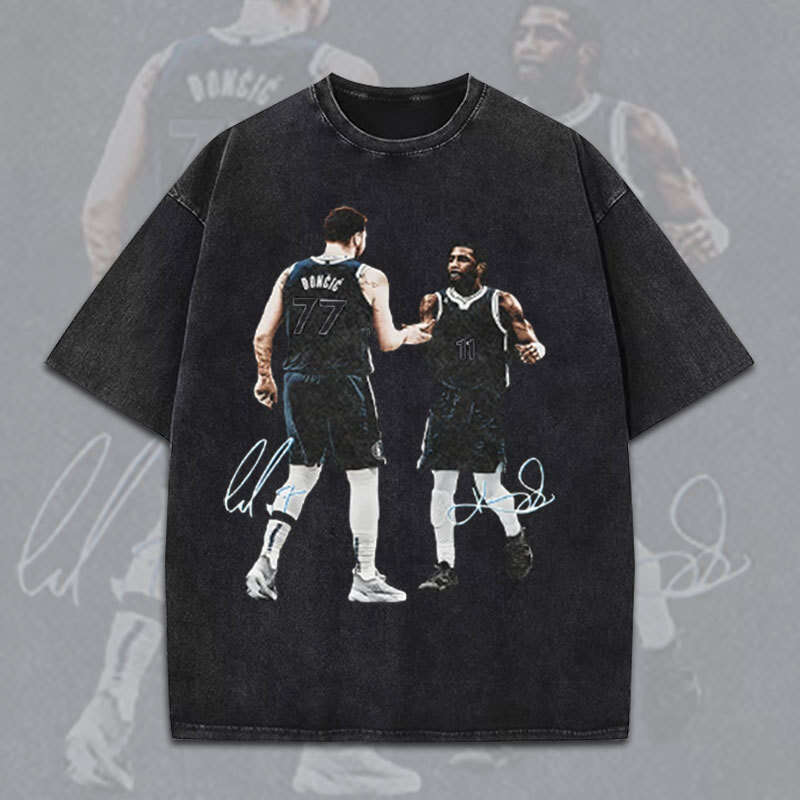 Summer 2025 Irving Dongchich Short sleeved Men's and Women's American Trendy Pure Cotton T-shirt