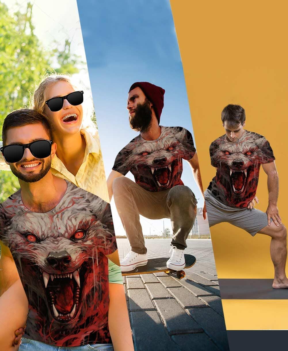 Mens T shirt Mens Casual 3D Printed T-Shirts Short Sleeve Tops Tees tee Casual tops summer clothes Fashion patterns