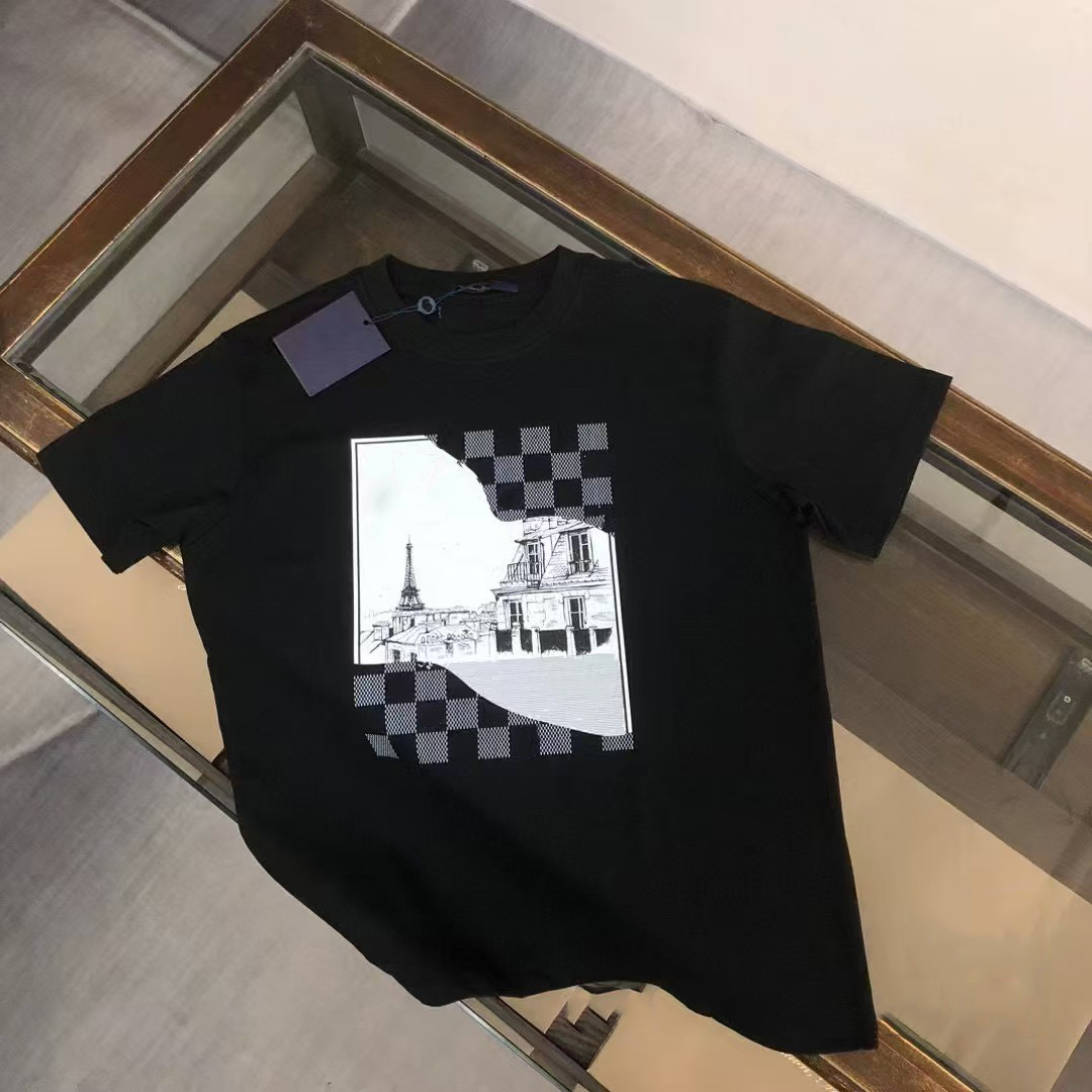 Men's T-Shirts High end luxury Tshirt Knitwear ummer fashion Mens Womens Designers T Shirts Sleeve Tops Luxurys Letter Tshirts Clothing Short Sleeved