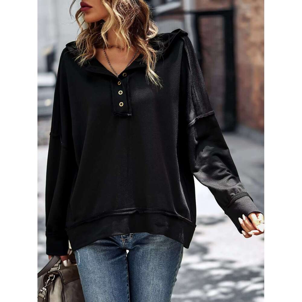 Yixin For 2022 Plus Size Loose Casual Hoodies Hooded Long Sleeve Fashion Oversized Hoodie Women