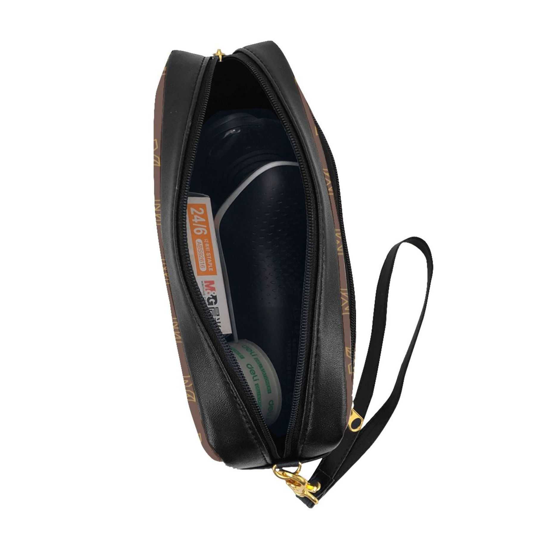 NXY Portable Cosmetic Storage Bag PU Leather Large Capacity Tote Makeup Bag Zipper Travel Organizer Toiletry Bag Women Luxury Make-up Bag Hip