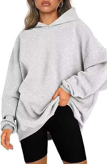 New Hooded Pullover Oversized Loose Casual Fleece Hoodie