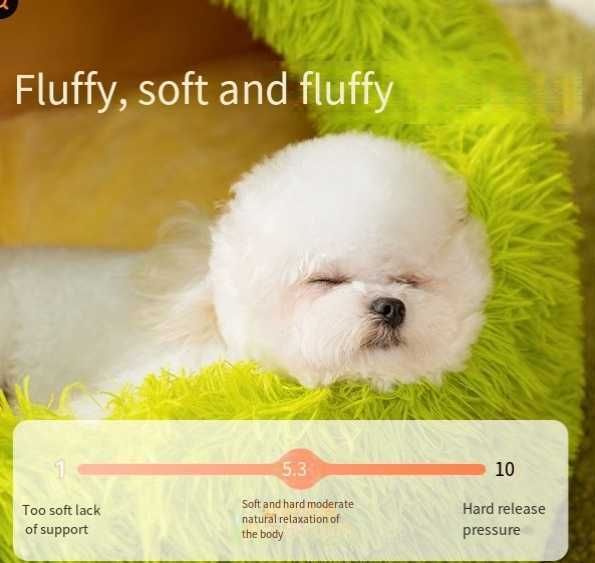 Autumn winter plush warm thick monster deep sleep small medium-sized dog and cat pet bed