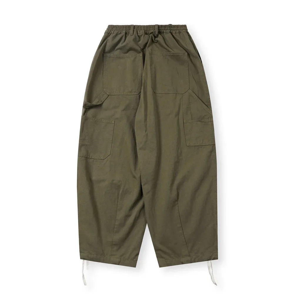 Mens Japanese Korean Streetwear Cityboy Fashion Loose Casual Vintage Wide Leg Cargo Pants Male Women Oversize Harem Trousers 250225