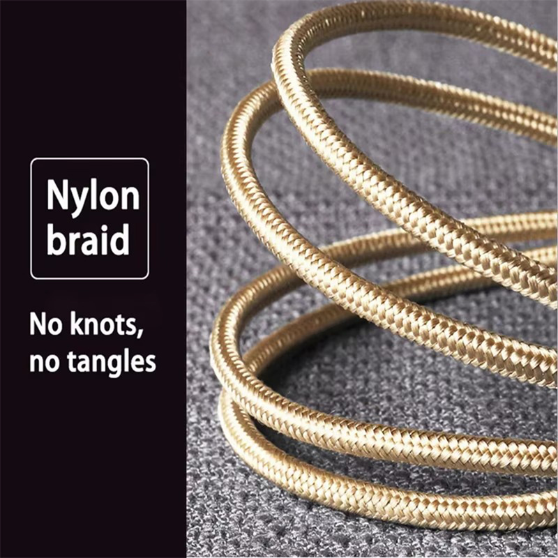 1M 2Ft 2M 6Ft 3M 10Ft USB To Type C Nylon Braided Data Cable Suitable For iPhone 16 15 Plus Pro Max Android Samsung C to C Fast Charging Cable USB Dev