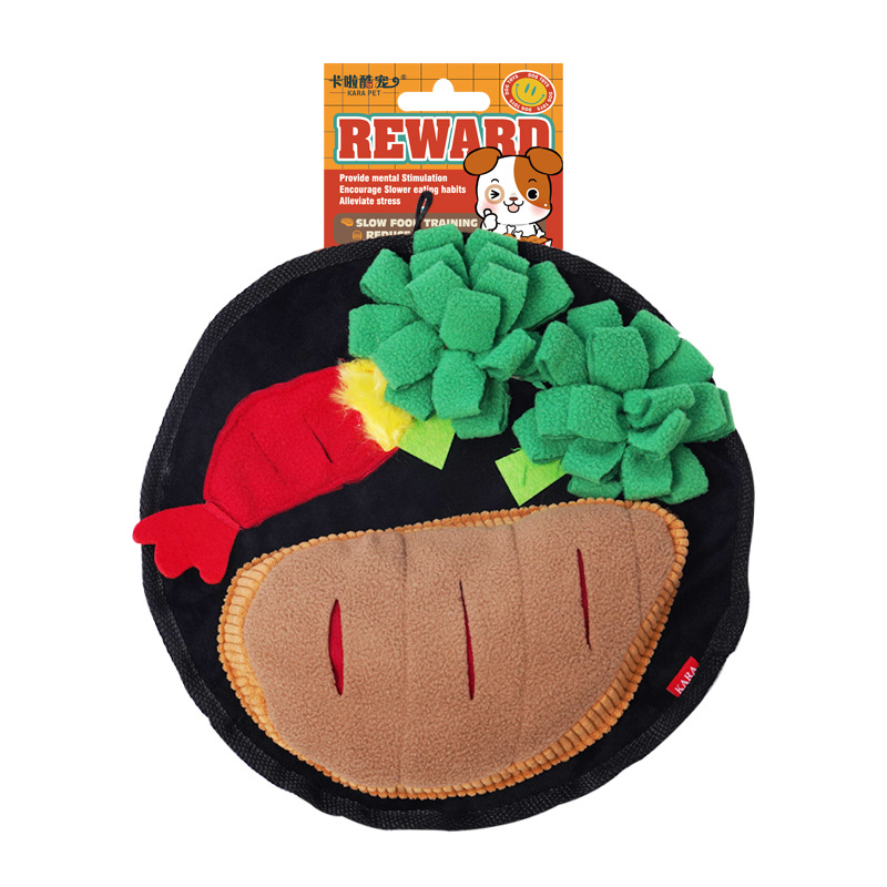 Dog sniffing mat food hiding training Toy Dogs leak food dispenser hidden food toy sound making toy bite resistant dog puzzle game dog relief