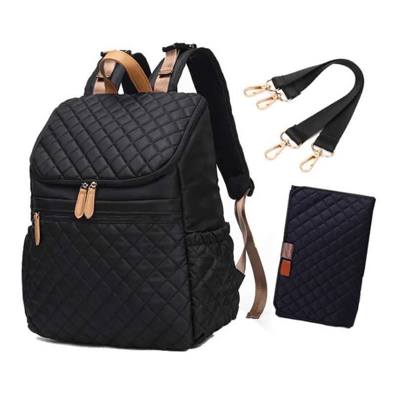 Diaper Bags Fashionable mummy maternity bag multifunctional diaper bag backpack nap baby bag with stroller for baby care Y250227DWAY