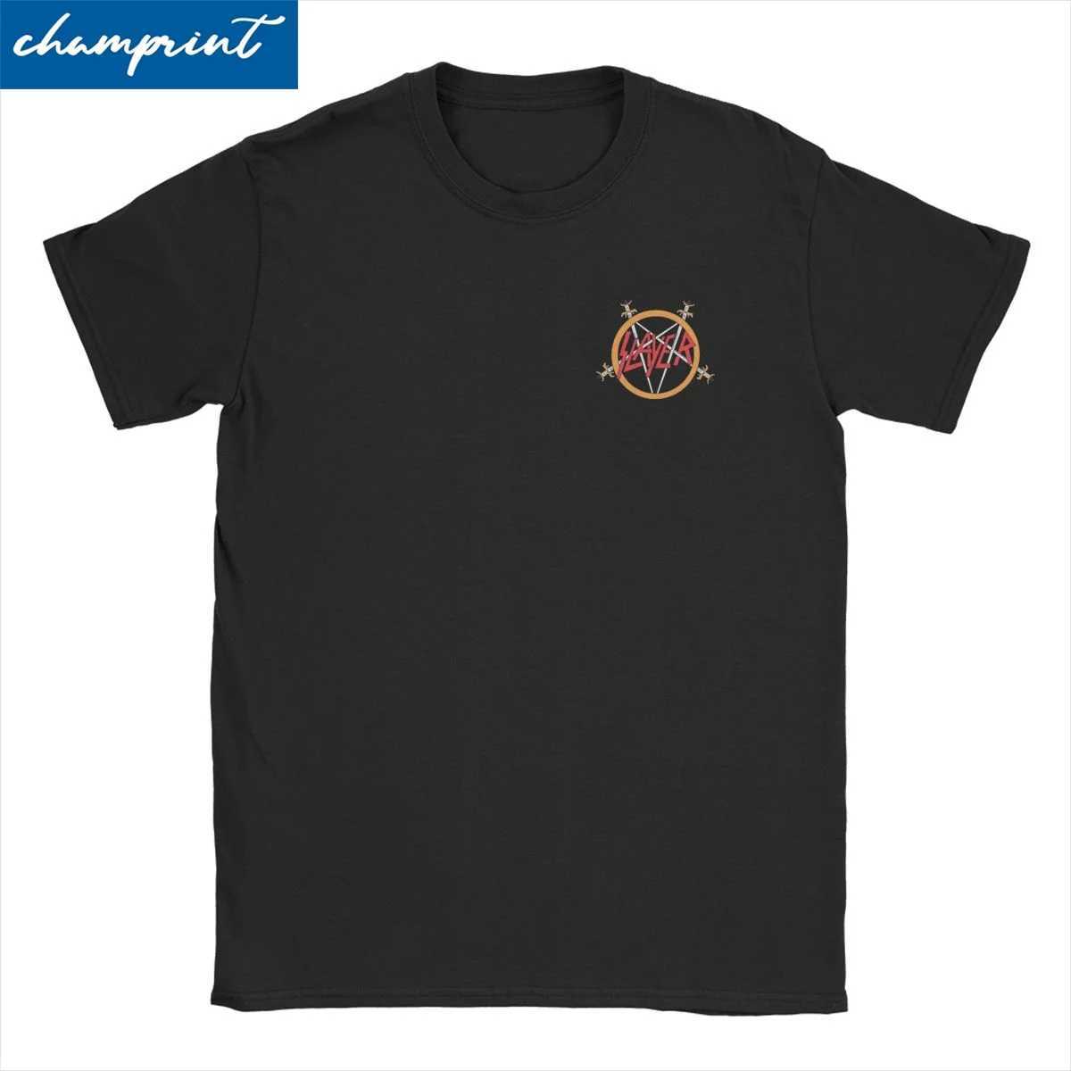Heavy Slayer Band T Shirts for Men Women Cotton Leisure T-Shirt O Neck Metal T Shirt Short Slve Clothes Gift X250227