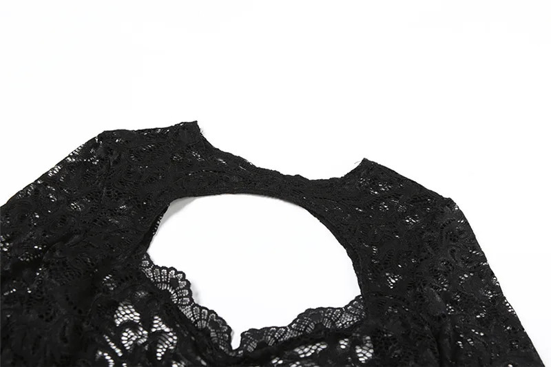 Lace See Through 2 Piece Set Women Autumn Sexy Hollow Jacquard Backless Bodysuit Leggings Party Clubwear Skinny Outfits 250226