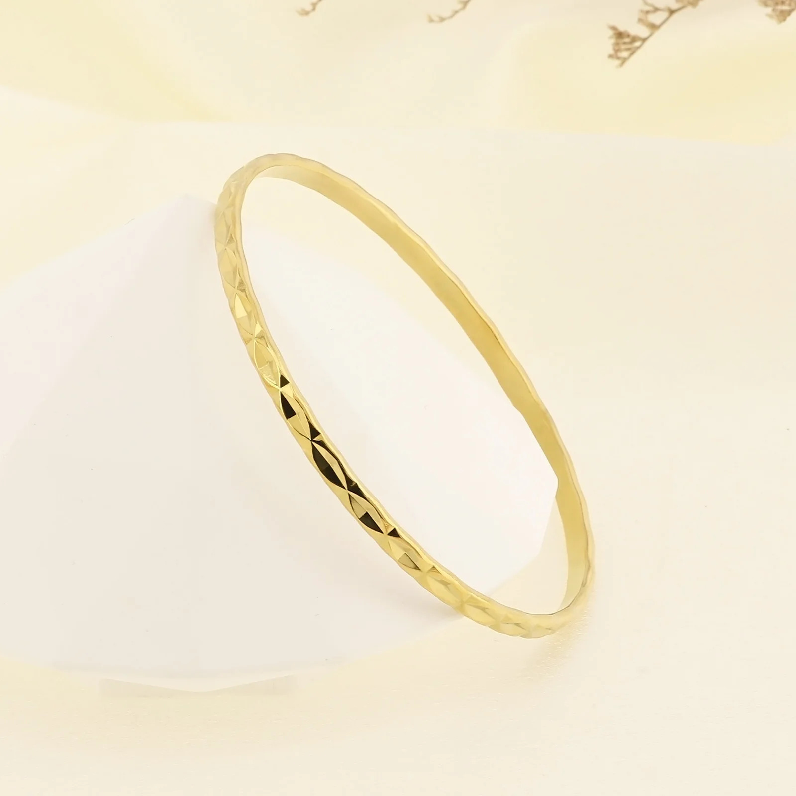 Kalen 1pcs 7pcs Minimalist Water Wave Pattern Bracelet Stainless Steel Womens Fashion Jewelry Gold Silver Rose Gold Color 250227