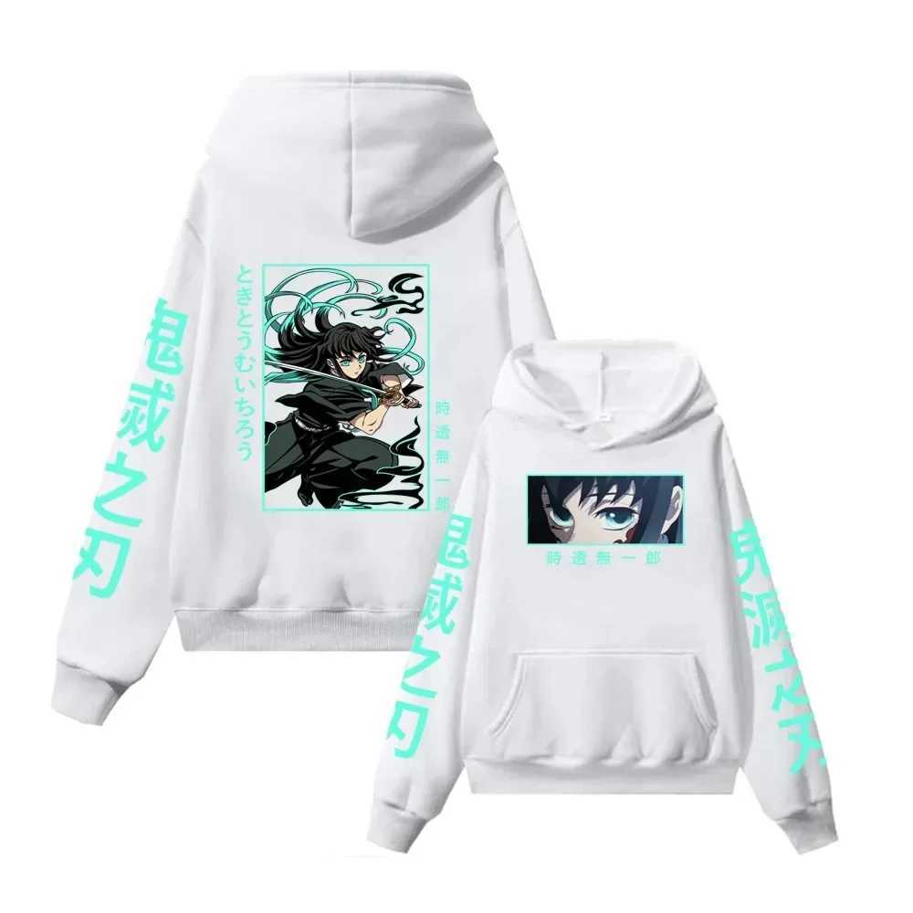 AnimeInspired Graphic Pullover Hoodie Manga Style Casual Long Slve Sweatshirt for Men and Women L251018FOIY