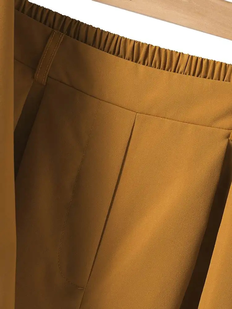 Fashion Summer 34 Sleeve Blouse Trousers Suits ZANZEA Stylish Women Wide Leg Pants Sets 2PCS Casual Outifits Work OL Tracksuit 250226